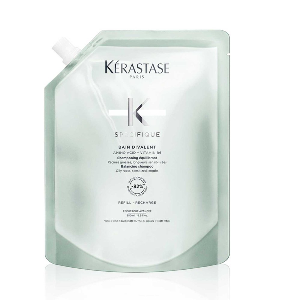 Kérastase Spécifique Bain Divalent šampon pro mastné kořínky a suché délky náplň 500 ml