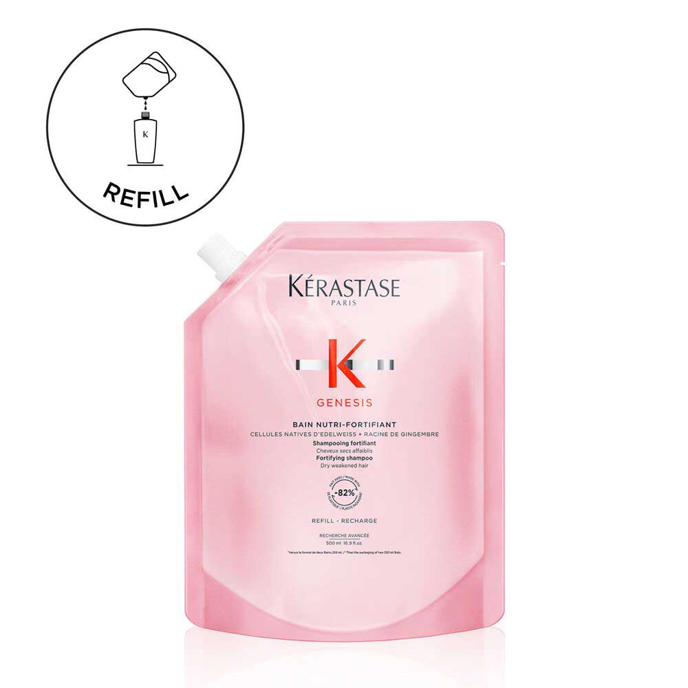 Kérastase Genesis Bain Nutri-Fortifiant – vyživující šampon proti lámání pro suché vlasy, náplň 500 ml