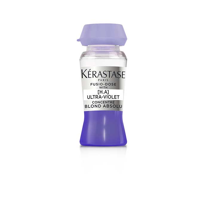 Levně Kérastase Fusio-Dose Concentre Ultra-Violet – profesionální neutralizační koncentrát pro blond vlasy 1 x 12 ml