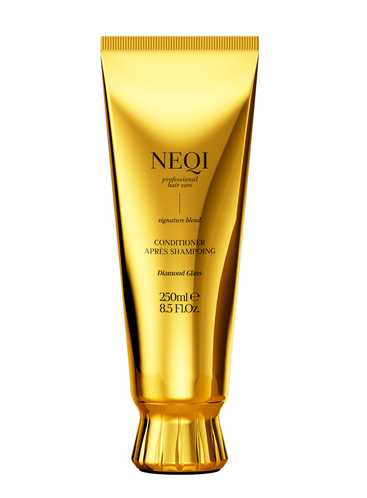 NEQI Diamond Glass hydratační kondicionér pro lesk a uhlazení vlasů 250 ml