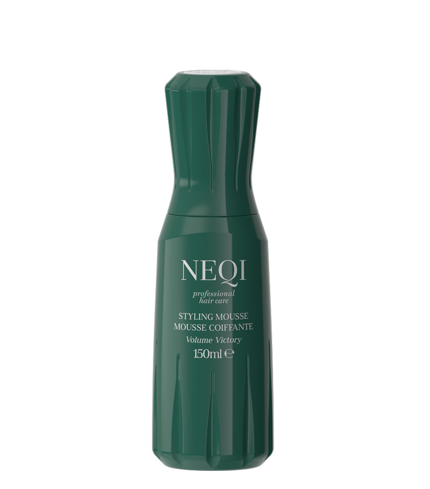 NEQI Volume Victory stylingová pěna pro jemné vlasy bez objemu s tepelnou ochranou 150 ml