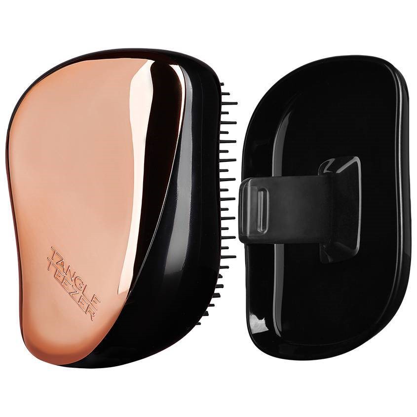Tangle Teezer Compact Styler Rose Gold – cestovní kartáč na úpravu vlasů bez tahání