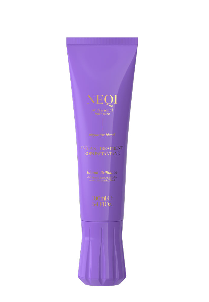 NEQI Treatment Treasure Blonde Brilliance tónovací kúra proti žlutým tónům blond vlasů 100 ml