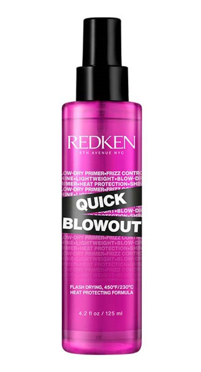 Redken Quick Blowout sprej pro zkrácení doby foukání a ochranu před teplem 125 ml