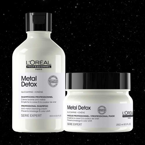 L'Oréal Professionnel Metal Detox darčeková sada pre poškodené vlasy šampón 300 ml + maska 250 ml