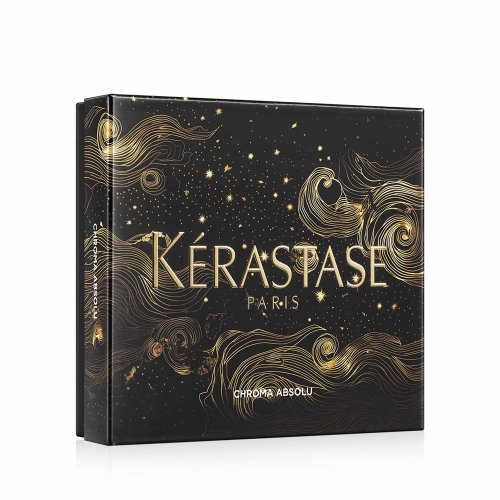 Kérastase Chroma Absolu Geschenkset Bain Chroma Respect 250 ml + Haarspülung 200 ml + Serum 150 ml