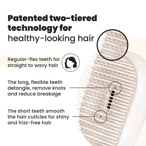 Tangle Teezer Compact Styler Ivory Rose Gold – cestovní kartáč na úpravu vlasů bez tahání