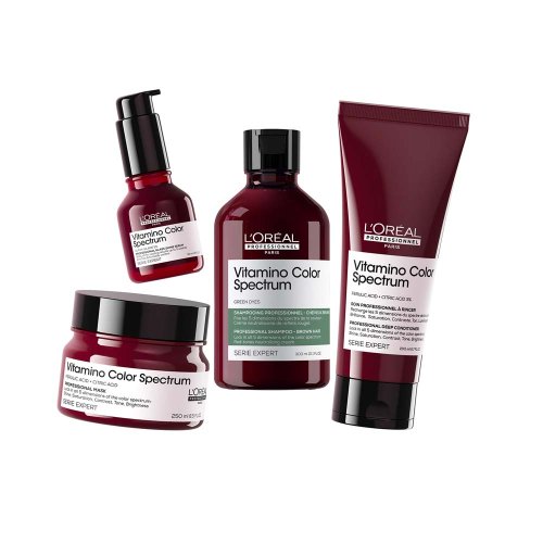 L’Oréal Professionnel Vitamino Color Spectrum Green shampoo 300 ml – zelený šampon pro neutralizaci červených tónů