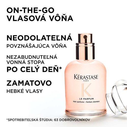 Kérastase Gloss Le Parfum 30 ml – Vlasový parfém pre hebkosť a dlhotrvajúcu vôňu