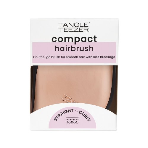 Tangle Teezer Compact Styler Rose Gold – cestovní kartáč na úpravu vlasů bez tahání