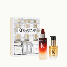 Kérastase Iconics darčeková sada Magic Night sérum 90 ml + regeneračný olej Elixir Ultime L'huile Originale 30 ml