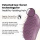 Tangle Teezer Original The Eco Brush Earthy Purple – nachhaltige Bürste für nasses und trockenes Haar ohne Ziepen