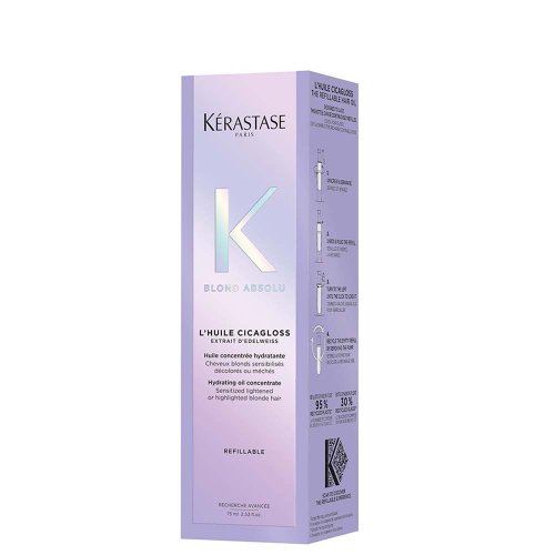 Kérastase Blond Absolu L'Huile Cicagloss Refillable – intensives nährendes Öl (nachfüllbar) 75 ml