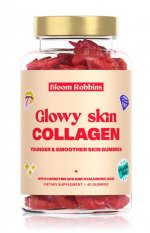 Bloom Robbins Glowy skin COLLAGEN gummies vitamíny pro zlepšení pleti s kolagenem gumíky 40 ks
