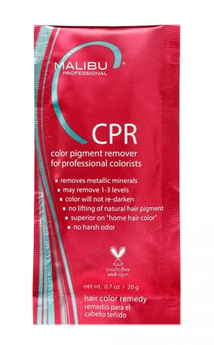 Malibu C - CPR Color Pigment Reducer pro redukci oxidační barvy (Box sáčků 6x 20g)