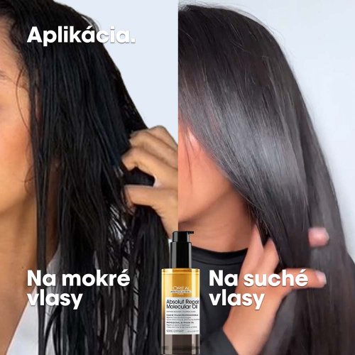 L’Oréal Professionnel Absolut Repair Molecular Dual Oil 90 ml – regeneračný dvojfázový olej pre poškodené vlasy