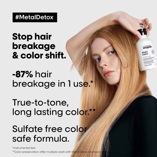 L’Oréal Professionnel Serie Expert Metal Detox shampoo 300 ml – pro ochranu barvy a sílu vlasů