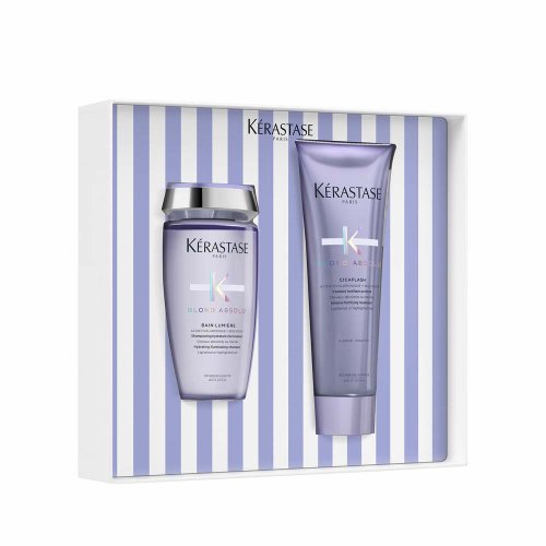Kérastase Blond Absolu Spring Geschenkset Bain Lumiere 250 ml + Fondant Cicaflash 250 ml