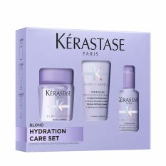 Kérastase Blond Absolu Discovery Set für blondes Haar – Shampoo Bain Lumière 80 ml + Pflege Cicaflash 75 ml + Serum Cicaplasme 45 ml