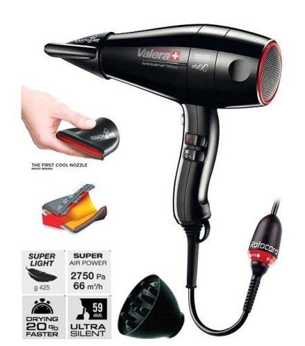 Valera Swiss Silent Jet 7500 Light Ionic Rotocord – superleiser professioneller Haartrockner