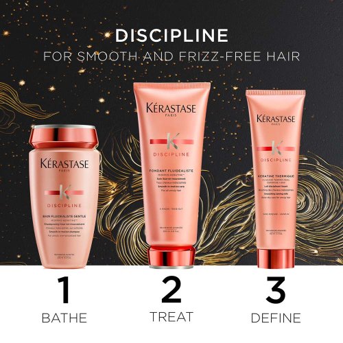 Kérastase Discipline sada Bain Fluidealiste 250 ml + Fondant 200 ml + Keratine Termique 150 ml
