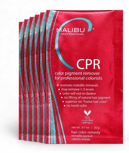 Malibu C - CPR Farbentferner zur Reduzierung oxidativer Farben (Box mit Beuteln 6x 20g)