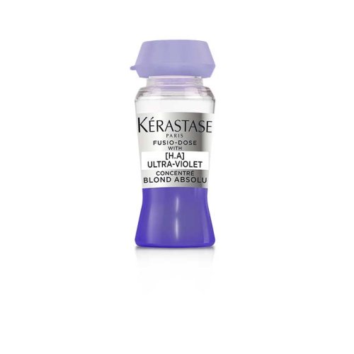Kérastase Fusio-Dose Concentre Ultra-Violet – profesionální neutralizační koncentrát pro blond vlasy 1 x 12 ml