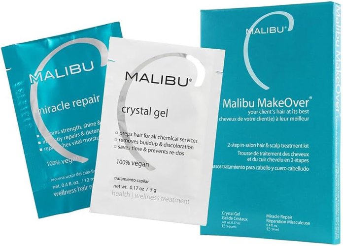 Malibu MakeOver 2-fázová regenerace pro vlasy a pokožku hlavy (Crystal Gel + Miracle Repair)