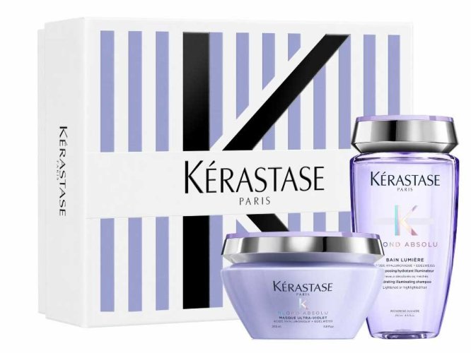 Kérastase Blond Absolu Spring sada Bain Luiere 250 ml + Masque Ultra-Violet 200 ml