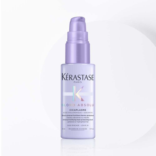 Kérastase Blond Absolu Discovery Set für blondes Haar – Shampoo Bain Lumière 80 ml + Pflege Cicaflash 75 ml + Serum Cicaplasme 45 ml