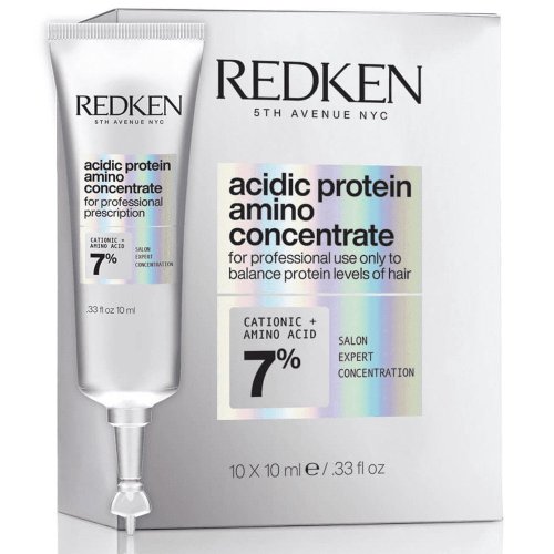 Redken Acidic Protein Amino Concentrate 10x10 ml koncentrované ošetrenie pre obnovu proteínov vo vlasoch