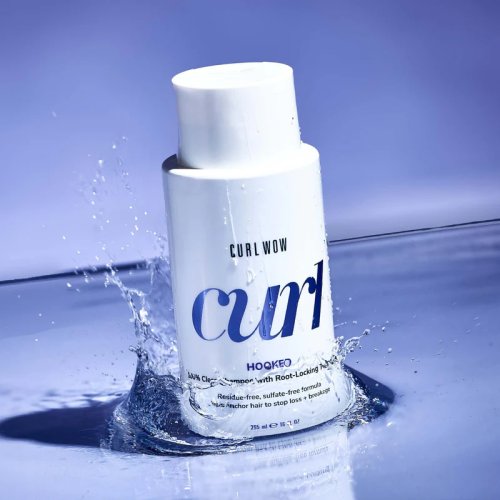 Curl Wow Hooked Clean Shampoo – Jemný šampon pro kudrnaté vlasy bez sulfátů 295 ml