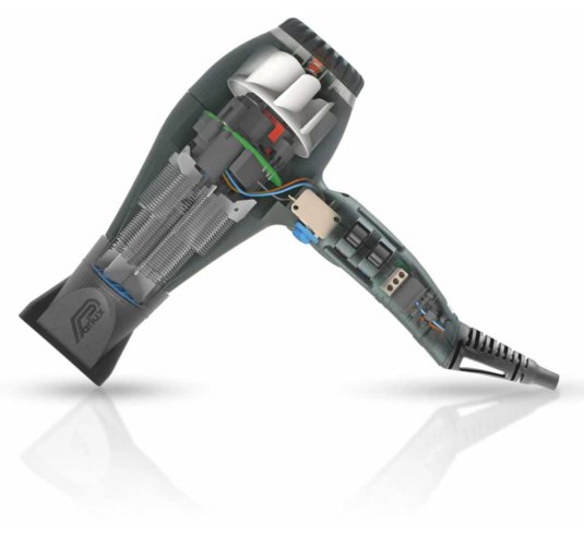 Parlux DIGITALYON® – Professioneller Digitaler Haartrockner mit Ionentechnologie 2400W antracit