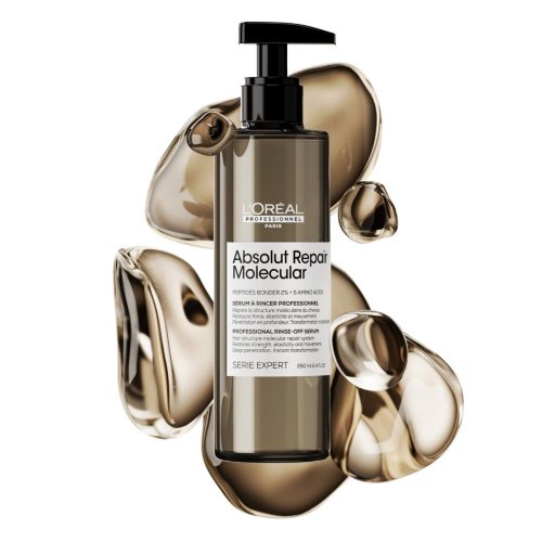 L'Oréal Professionnel Absolut Repair Molecular Rinse-Off Serum 250 ml – auswaschbares Serum für geschädigtes Haar