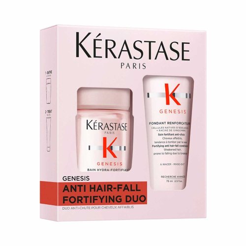 Kérastase Genesis Duo Discovery Set proti padaniu vlasov – šampón Bain Hydra-Fortifiant 80 ml + kondicionér Fondant Renforçateur 75 ml