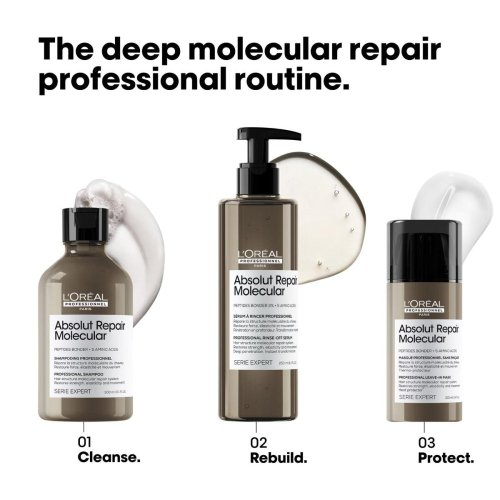 L'Oréal Professionnel Absolut Repair Molecular Shampoo 300 ml – reparierendes Shampoo für geschädigtes Haar
