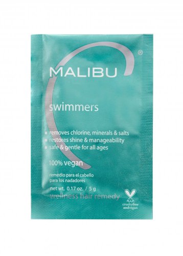 Malibu C - Swimmers Wellness Hair Remedy pre poškodené vlasy od mora a chlóru box 12 x 5g