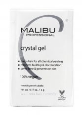 Malibu C Crystal Gel na odstraňovanie minerálnych usadenín vo vlasoch Crystal Gel vrecúško (BOX 12x 5g)