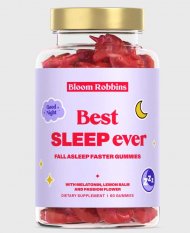 Bloom Robbins Best SLEEP ever - Fall asleep faster gummies gumíky na podporu spánku a regenerácie 60 ks