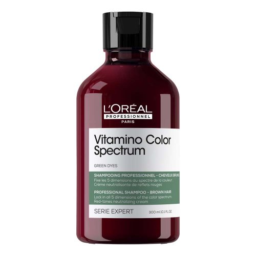 L’Oréal Professionnel Vitamino Color Spectrum Green shampoo 300 ml – zelený šampon pro neutralizaci červených tónů
