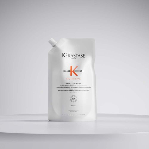 Kérastase Nutritive Bain Satin Riche vysoce vyživující šampon pro velmi suché vlasy (náplň) 500 ml