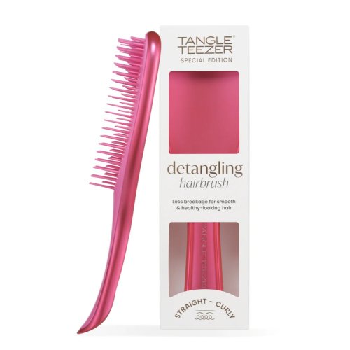 Tangle Teezer Ultimate Detangler Chrome Pink – Bürste für nasses Haar ohne Ziepen