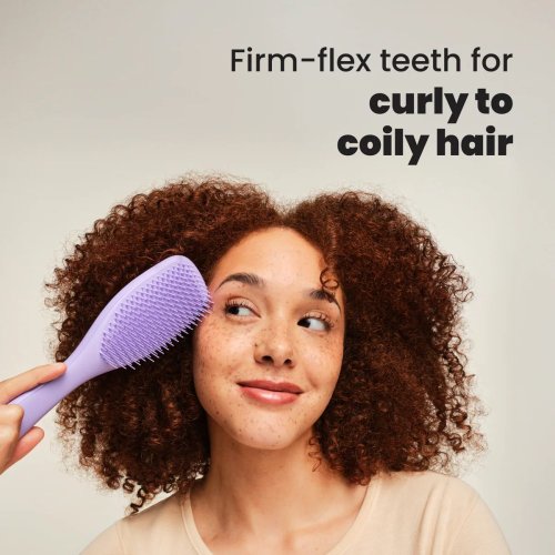 Tangle Teezer The Ultimate Thick & Curly Purple Passion – Bürste für dickes und lockiges Haar ohne Ziepen