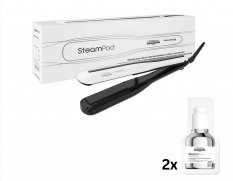 Loreal Steampod 3.0 profesionálna parná žehlička na vlasy + Sérum Steampod 2x2 ml