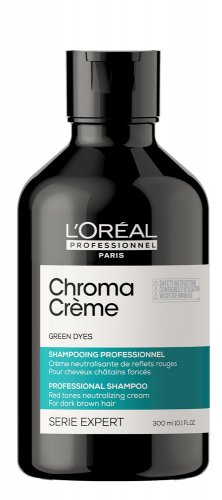 L'Oréal Expert Chroma Créme Green Shampoo proti červeným tónom 300 ml