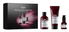 L’Oréal Professionnel Vitamino Color Spectrum – Dárková sada pro barvené vlasy (Šampon 300 ml + Kondicionér 200 ml + Sérum 50 ml)