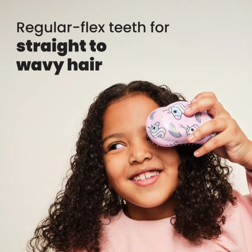 Tangle Teezer Original Mini Unicorn Magic Print – detská mini kefa na mokré aj suché vlasy bez ťahania