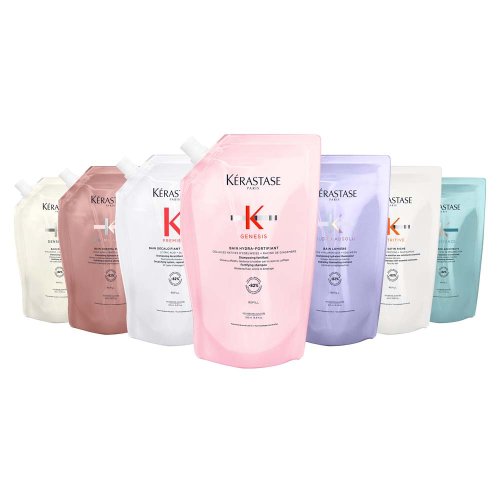 Kérastase Résistance Bain Force Architecte – obnovující šamponový koupel pro poškozené a lámavé vlasy 500 ml (náplň)