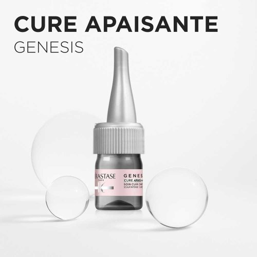 Kérastase Genesis Cure Apaisante – Kur zur Wiederherstellung der Qualität und Elastizität der Kopfhaut (10 × 6 ml)