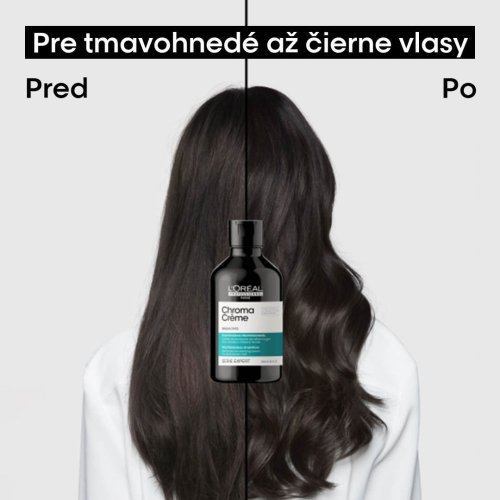L’Oréal Professionnel Chroma Crème Green Shampoo 300 ml – Shampoo gegen Rotstich